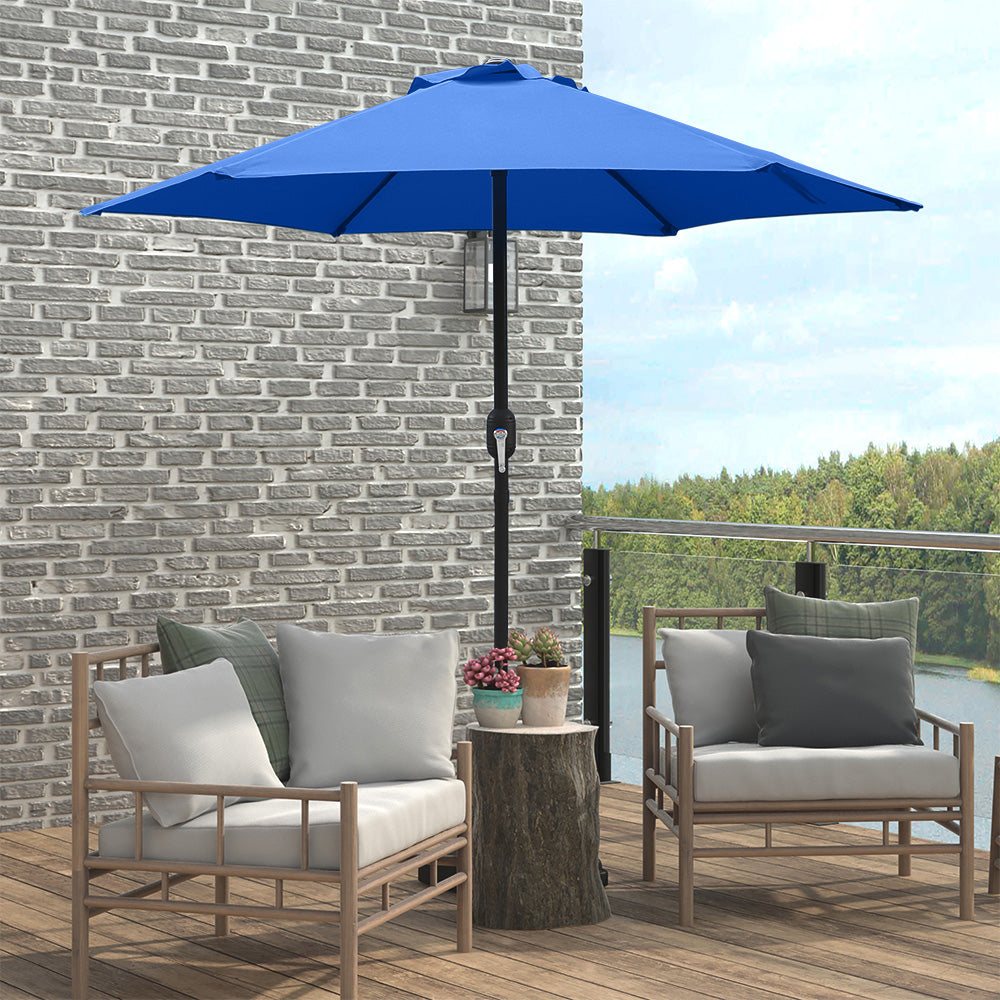 7.5ft Patio Umbrella with Crank and Steel Frame