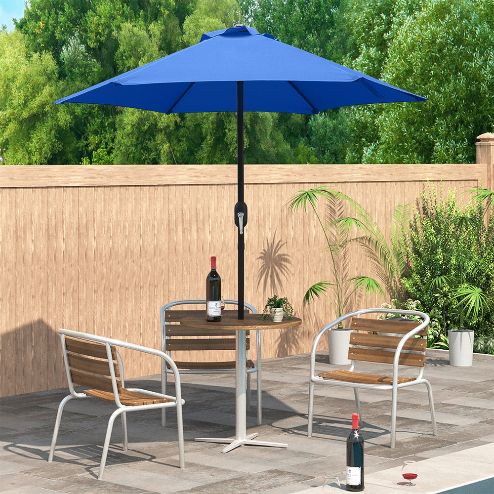 7.5ft Patio Umbrella with Crank and Steel Frame