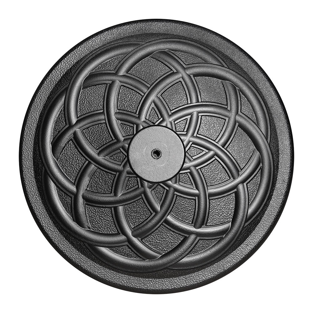 Umbrella Base With Interlocking Circles Design