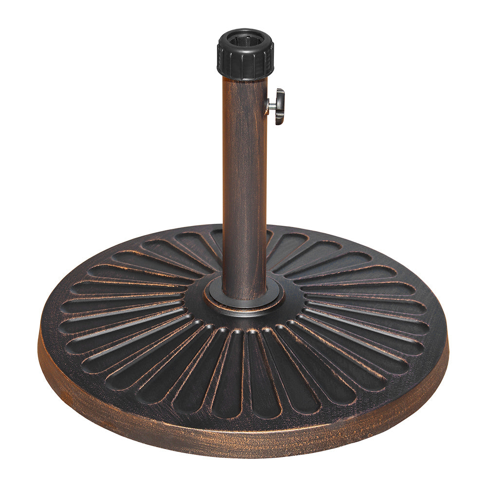 Umbrella Base with Sunburst Design