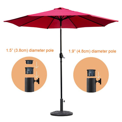 Umbrella Base With Interlocking Circles Design