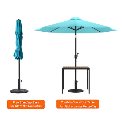 Umbrella Base With Interlocking Circles Design