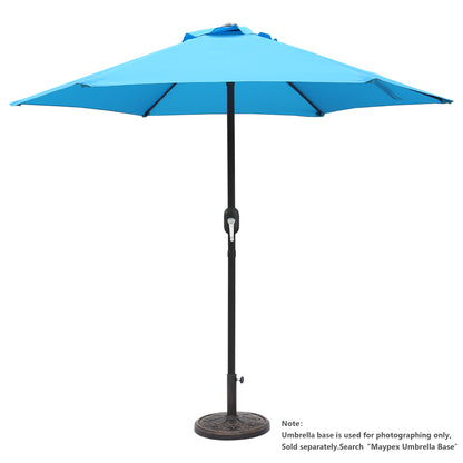 7.5ft Patio Umbrella with Crank and Steel Frame
