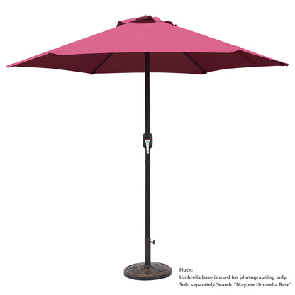 7.5ft Patio Umbrella with Crank and Steel Frame