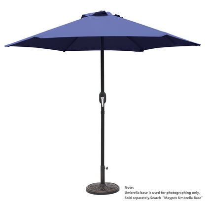 7.5ft Patio Umbrella with Crank and Steel Frame