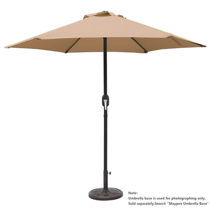 7.5ft Patio Umbrella with Crank and Steel Frame