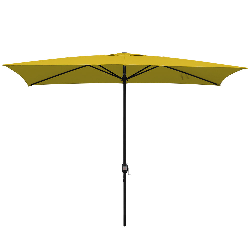 10x6.5ft Rectangle Patio Umbrella with Crank and Steel Frame – Maypex 10x6.5ft Rectangle Patio Umbrella with Crank and Steel Frame – Maypex