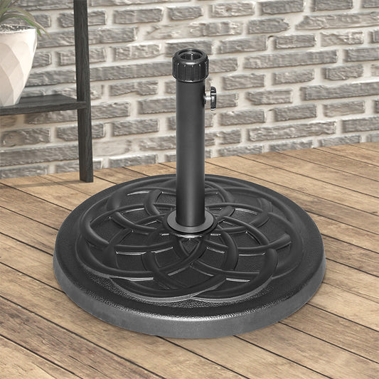 Umbrella Base With Interlocking Circles Design