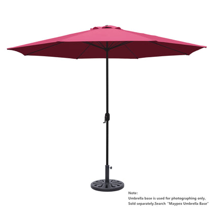 11ft Patio Umbrella with Crank and Steel Frame