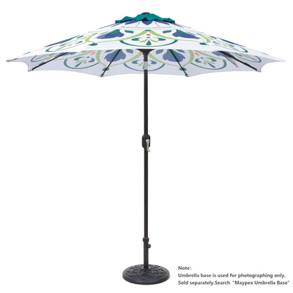 9 Ft Printed Market Umbrella