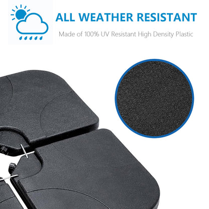 130 lbs Fillable Cantilever Umbrella Base