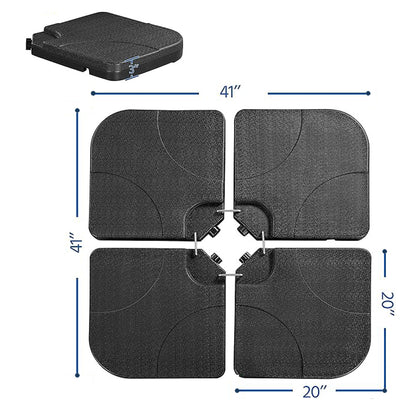 130 lbs Fillable Cantilever Umbrella Base