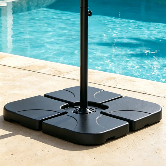 130 lbs Fillable Cantilever Umbrella Base