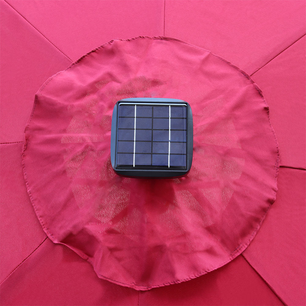 9ft Solar Umbrella With Bluetooth Speaker – Maypex