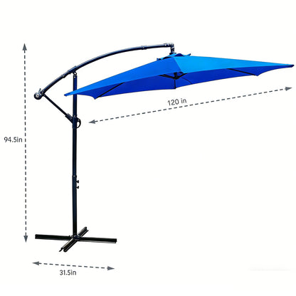 10 ft. Cantilever Patio Umbrella with Crank