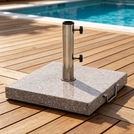 66 lbs Premium Heavy Duty Granite Umbrella Base