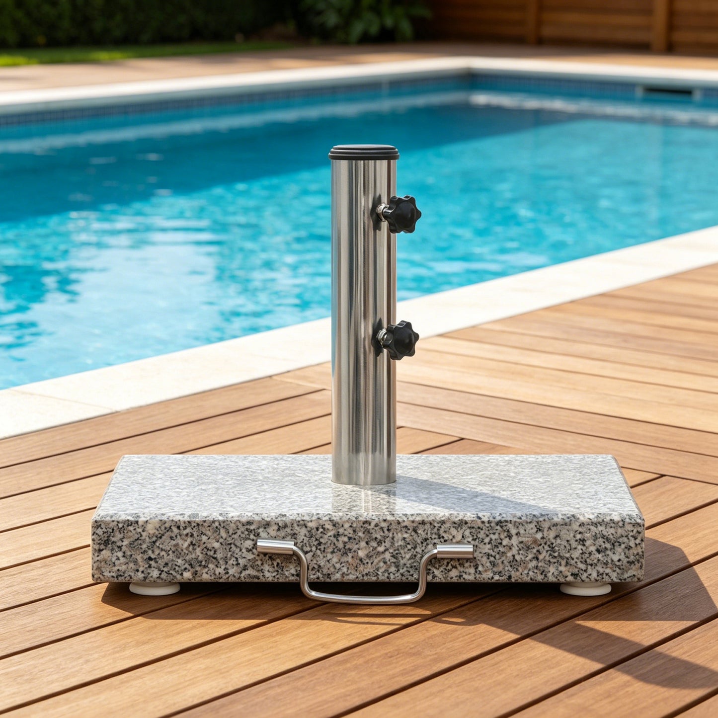 66 lbs Premium Heavy Duty Granite Umbrella Base