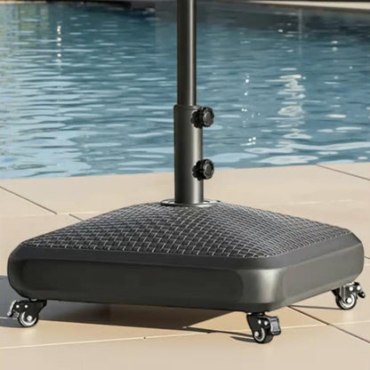 88 lbs Mobile Umbrella Base, Water or Sand Fillable