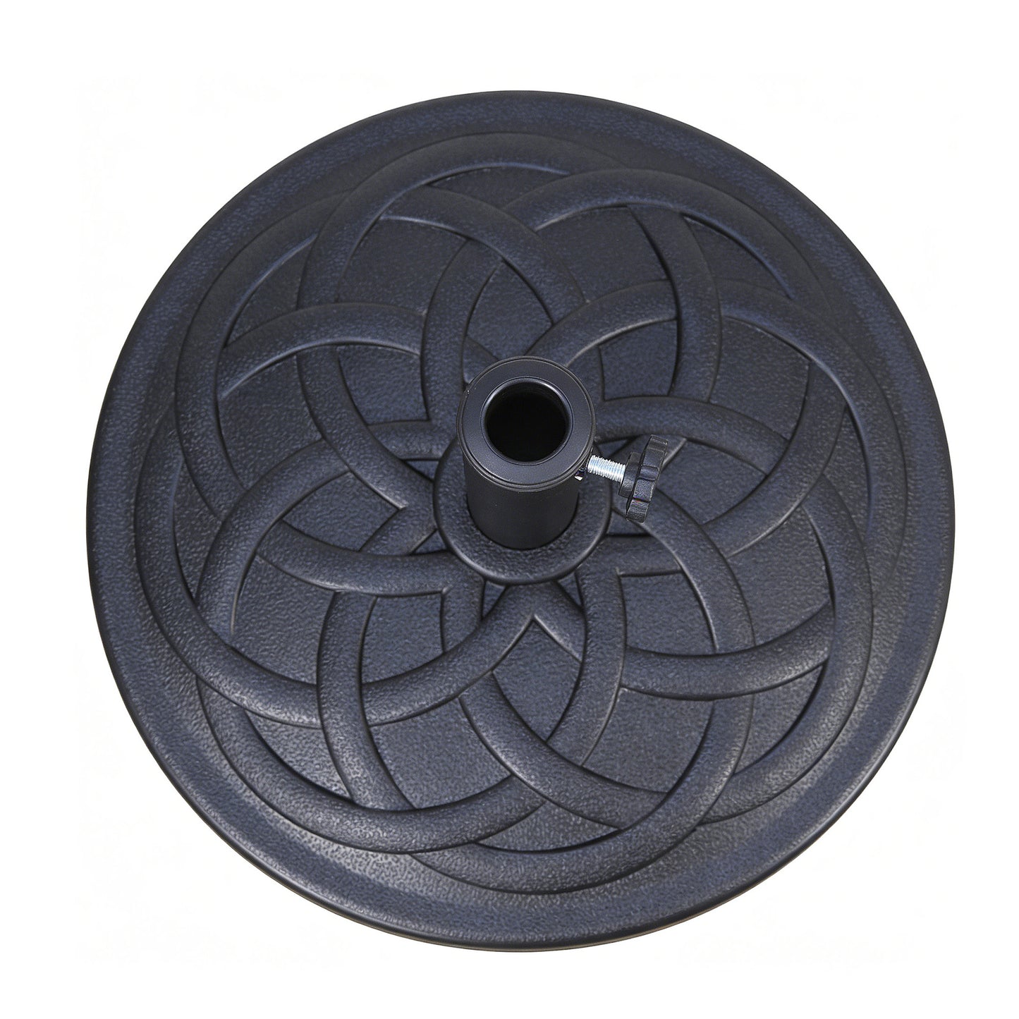 Umbrella Base With Interlocking Circles Design