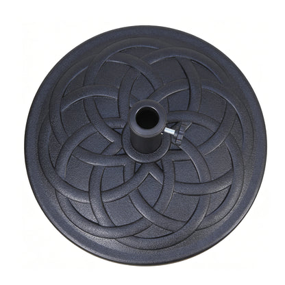 Umbrella Base With Interlocking Circles Design