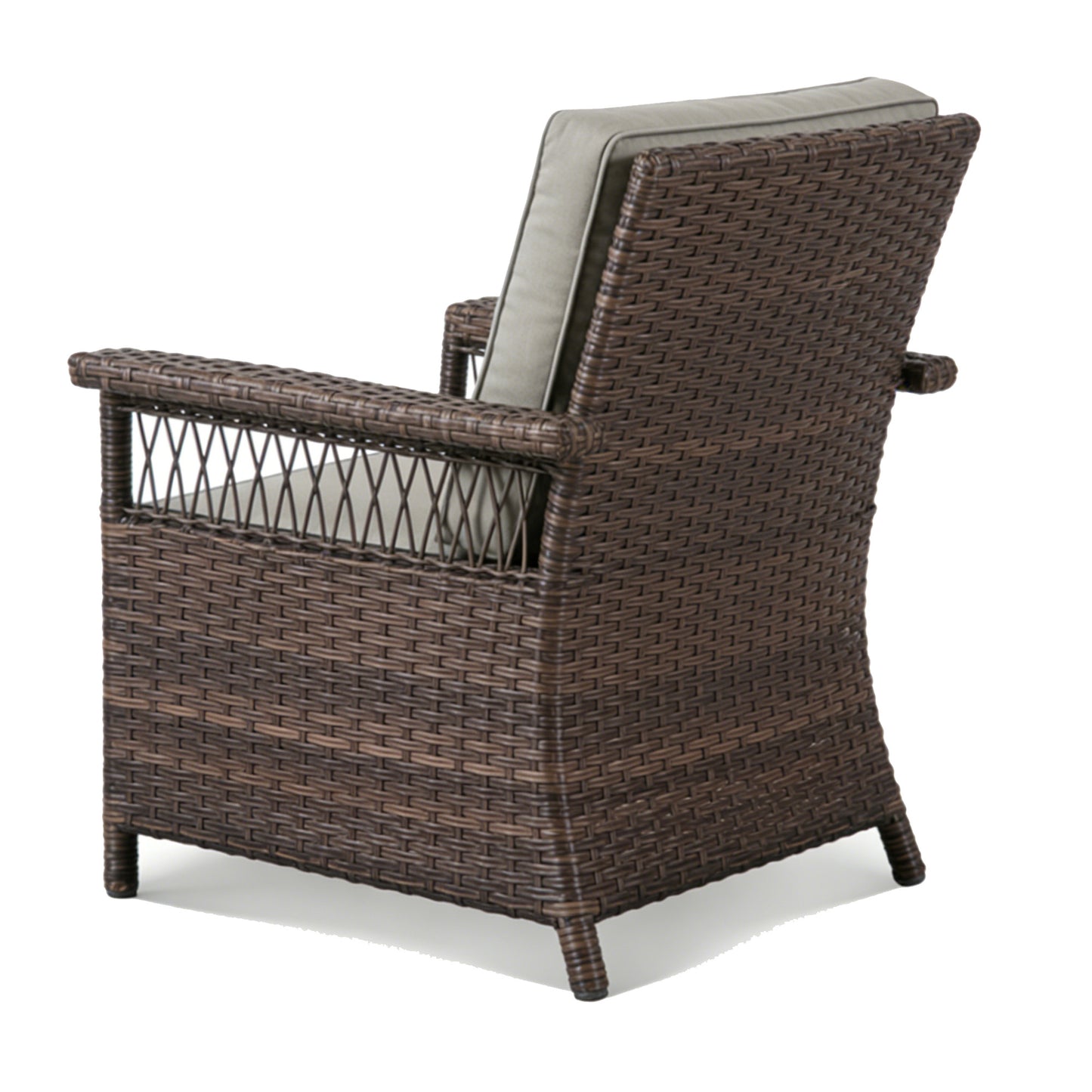 Outdoor Wicker Conversation Chairs, Set of 2