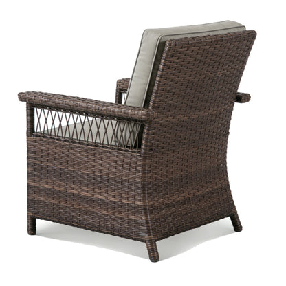 Outdoor Wicker Conversation Chairs, Set of 2